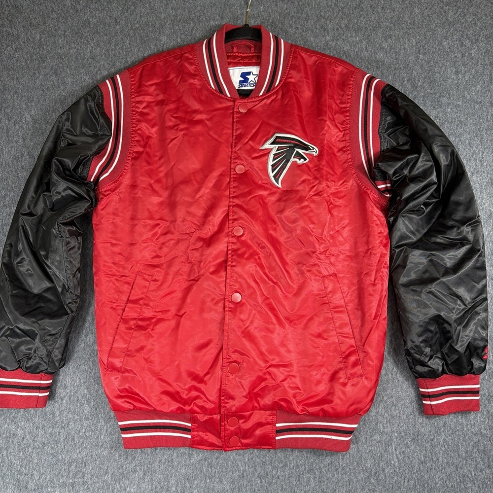 Atlanta Falcons‎ Starter Jacket Mens M Bomber Varsity Stadium NFL